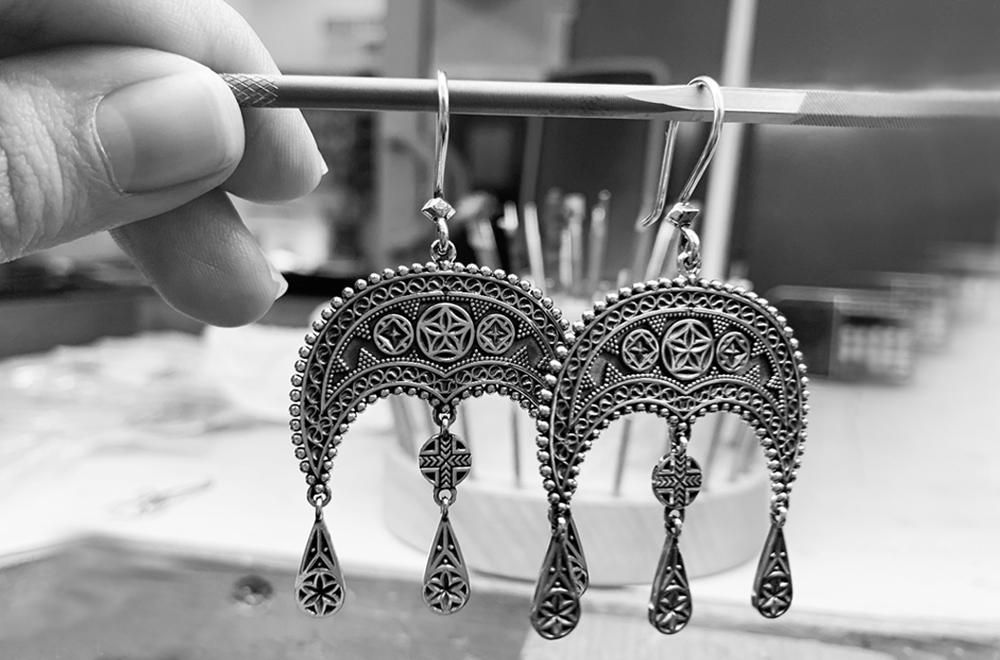 Earrings "Daghdghan"