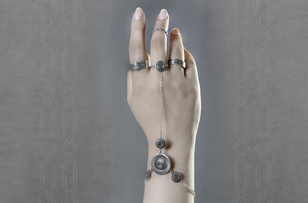 Bracelet with Ring "The Sun"